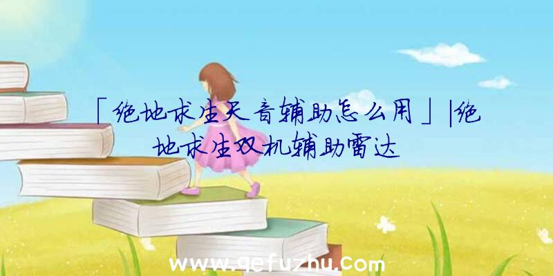 「绝地求生天音辅助怎么用」|绝地求生双机辅助雷达